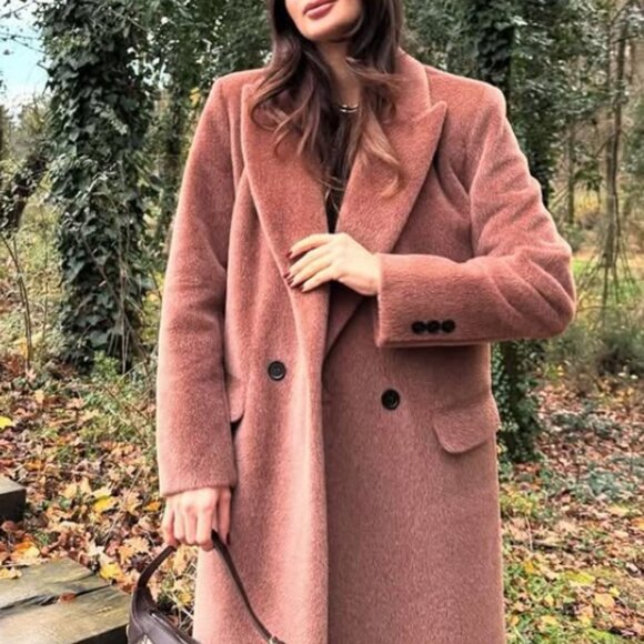 Jackets & Blazers - Luxe Brown Overcoat - Brand New